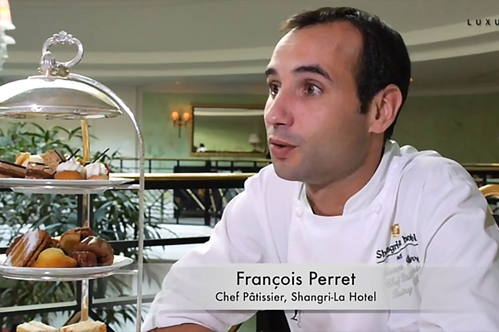 François Perret. Chef pâtissier Shangri-La Hotel